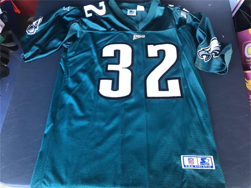 Men's Green Philadelphia Eagles #32 Ricky Watters Stitched Football Jersey